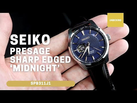 Unboxing Seiko Presage Sharp Edged ‘Midnight’ SPB311J1