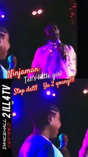 Ninjaman tells talented little girl stop follow auntie #jamaica #dancehalllegend #dancehallmusic
