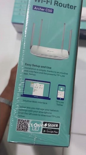 TP Link Archer C50 AC1200 Wireless Router