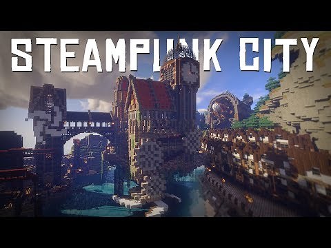Steampunk City Timelapse | Minecraft Let's Build It!