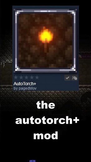 Terraria Mod of the Day: AutoTorch+ Edition