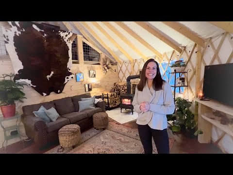 #50 The grand tour of the Yurt: Our home on the homestead is complete.