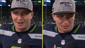 Drew Lock fights back tears in powerful interview after MNF heroics in Seahawks win