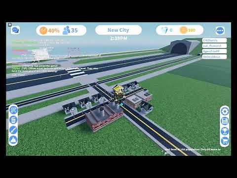Upgrading my city to level 2 in Mini Cities! Roblox Gameplay.