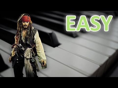 Pirates Of The Caribbean - EASY Piano Tutorial