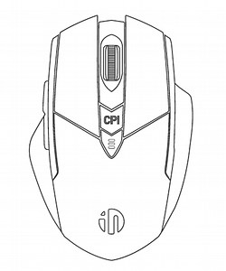 inphic M6P 2.4G Wireless Mouse Instruction Manual