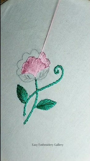 Amazing Easy Flower Embroidery for Beginners | Step-by-Step Hand Stitching | Easy Embroidery Gallery