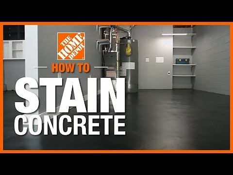 How to Stain Concrete | The Home Depot