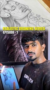 REALISTIC DRAWING EPISODE 1 - Woman with Koi fish | #realisticdrawing #drawing #hyperrealistic #art