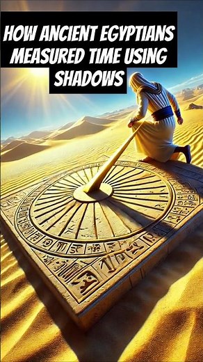 How Ancient Egyptians Measured Time Using Shadows | Egyptian Sundials Explained #time