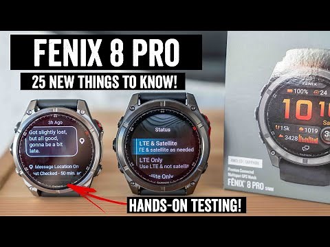 Garmin Fenix 8 Pro/MicroLED Hands-On Testing: 25 Things You Need to Know!