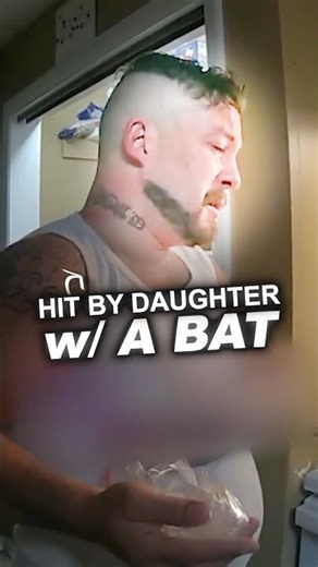 Daughter Strikes Father With a Bat