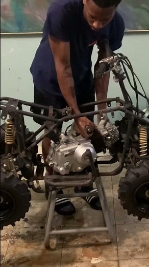 110cc Chinese ATV Motor Installation