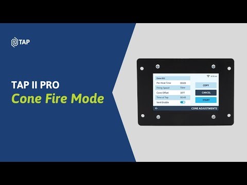 TAP II Pro Cone Fire Mode | Create Firing Schedules for Ceramic in Seconds!