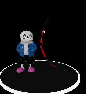 sans fight 1 #sans #undertale #roblox