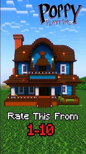 Build Poppy Playtime Home 🏭 #minecraft #poppyplaytime #poppyplaytimechapter3