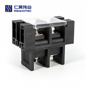 Panel Feed Through Terminal Block 2 Pin 200A 600V 80mm²