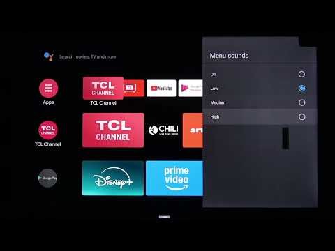 TCL 32V5C - How to Enable & Disable System Sounds
