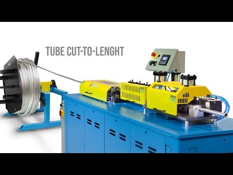 Cut-To-Length Tube Cutting Machine | Automatic Tube Feed & Cut-Off | Programmable Part Cut Lengths