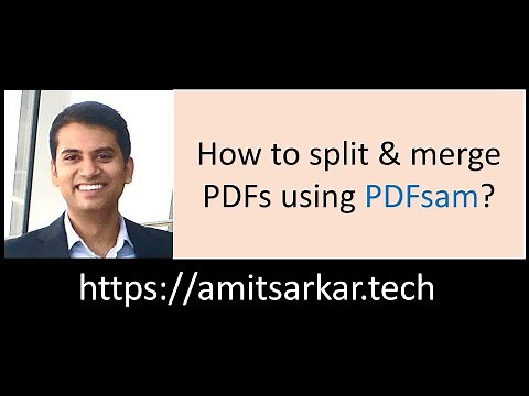 How to split and merge PDFs using PDFsam