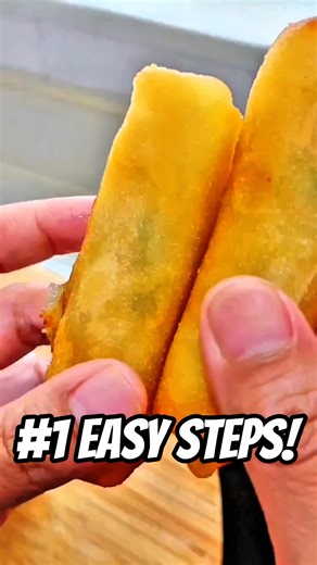 How to Fold Spring Rolls (1 EASY Step!)