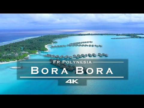 Bora Bora, French Polynesia 🇵🇫 - by drone [4K]
