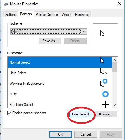 Mouse lags, freezes, stutters or is stuck on screen in Windows 11
