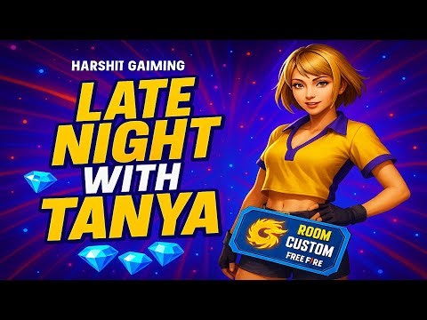 Late Night With Tanya | Free Fire Live #freefire #live #freefirelive #shortslive #livecustom