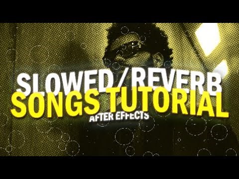 How to make your own slowed/reverb songs // after effects