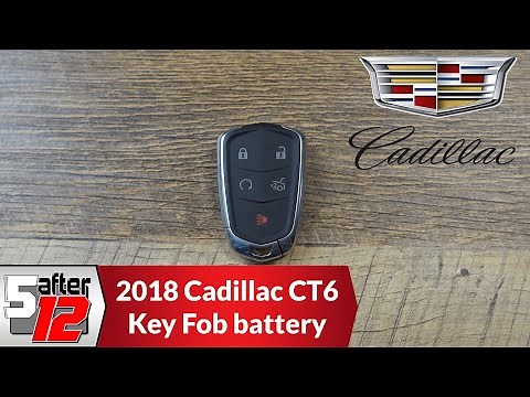 2018 Cadillac CT6 Key Fob battery replacement