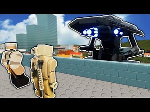 ALIEN TRIPOD BATTLE IN LEGO CITY! - Brick Rigs Roleplay Gameplay - Alien Invasion Survival
