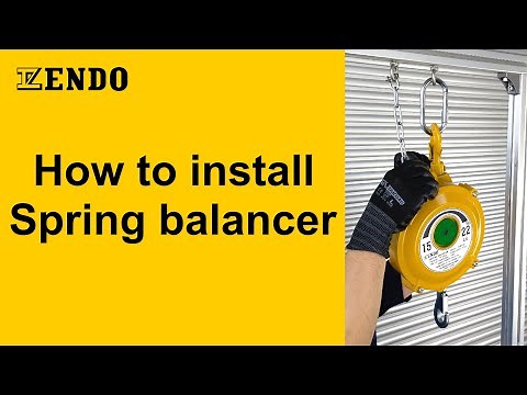ENDO Spring balancer installation procedure