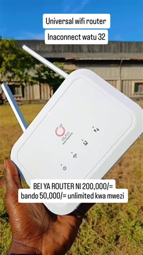 44 reactions · 17 comments | - Bei ya router kubwa 200,000/= - Router zetu ni universal yani zinatumia line za mitandao yote voda, tigo, halotel na Airtel - ina connect watu 32 - tukupa line special ya halotel ya bando za unlimited KIFURUSHI NI 50,000 UNLIMITED DATA 0718620233 | Smart choice supplier | Facebook