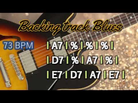 Backing track de Blues in A7