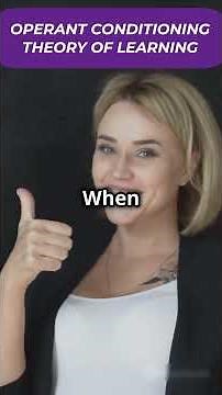 OPERANT CONDITIONING THEORY BY SKINNER