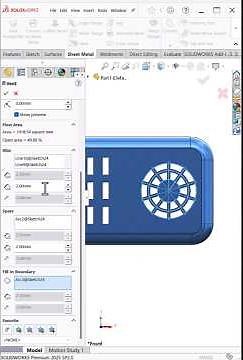 Swept Flange & Vent Feature in SolidWorks Sheet Metal | Quick Demo #shorts