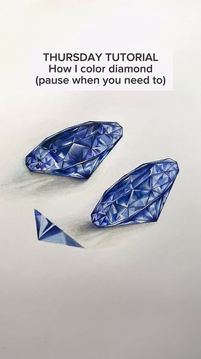 4.1K views · 59 reactions | Here's how to draw an easy diamond. We...