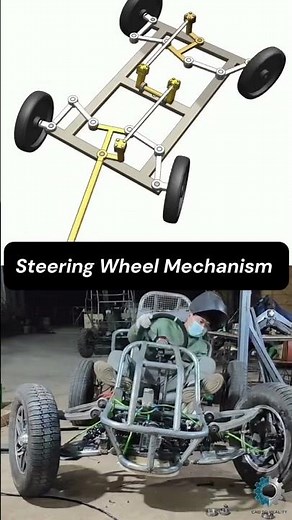 How Ackermann Steering Actually Works! 🤯 (3D vs. DIY Buggy) #shorts