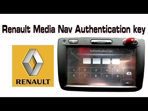 Renault Medianav Authentication key