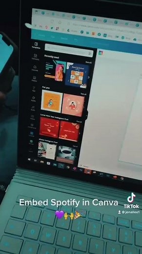 Embed Spotify in Canva