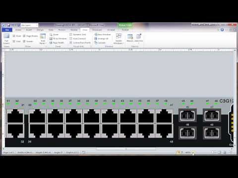 Visio 2010 Network Rack Diagram Tutorial - Part 2 - Modify Equipment Shape Graphic