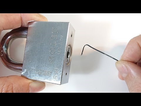 7 ways to open a padlock without a key