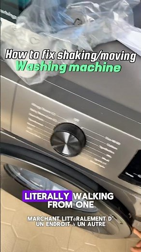 How to fix shaking/vibrating/moving washing machine (top loader)