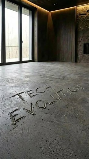 🤯 INSANE Epoxy Floor with Wood Slices #epoxyfloors #home #chicago #usa🇺🇸 #decor