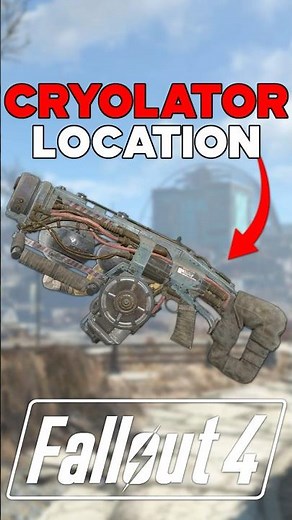 CRYOLATOR SECRET WEAPON LOCATION IN FALLOUT 4