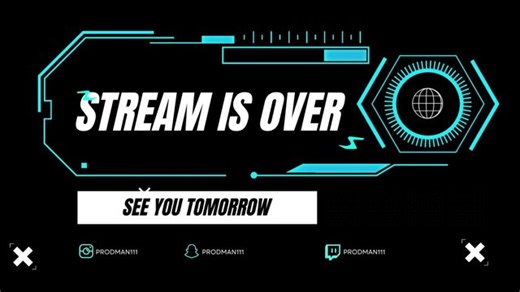 1st stream back in a min