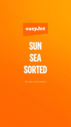 Head in search of sunshine. Get Out There | easyJet