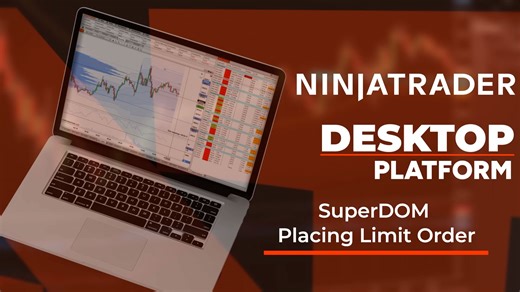 Desktop: SuperDOM Placing Limit Order UG