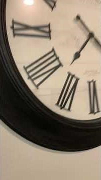 30" Sterling & Noble Farmhouse Wall Clock with Raised Roman Numerals (Assorted Colors) - Review