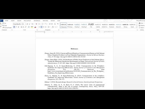 Generating Reference List: Using Mendeley Desktop Software